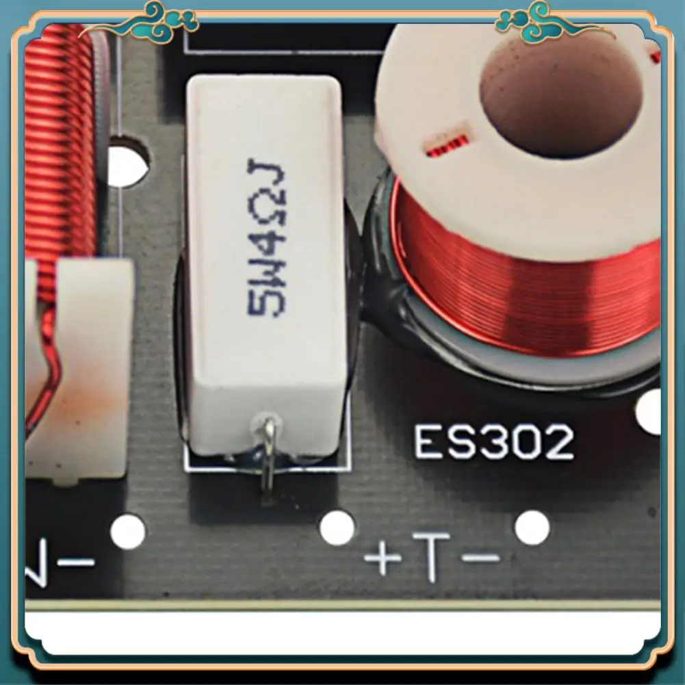 (Новинка)-ES302, 2-полосный аудиодинамик, кроссовер, высокие + делитель частоты, кроссоверы, фильтры для динамиков, сделай сам, для домашнего кинотеатра