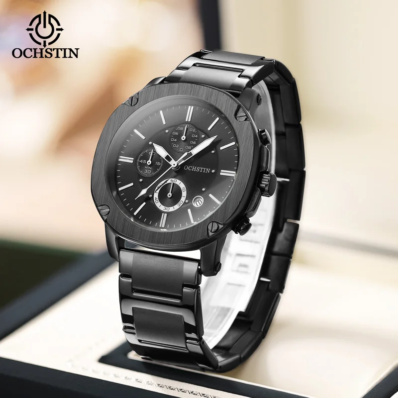 

OCHSTIN Hot Model 2024 Sport Street Mariner Series Men's Waterproof Watch Multifunction Quartz Movement Men's Quartz Watch