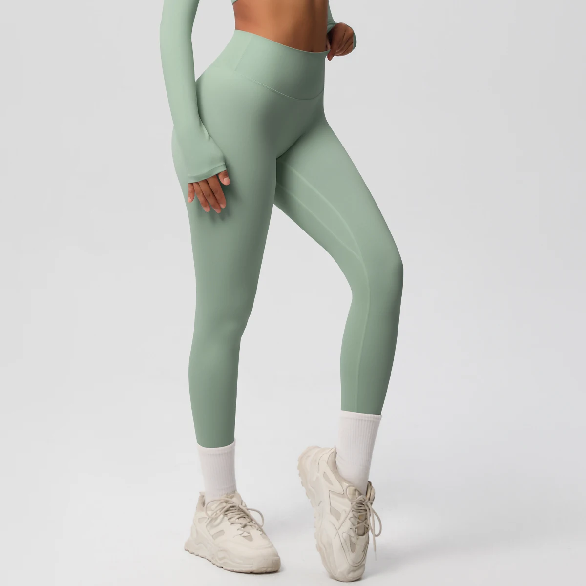 Yoga-Leggings, hohe Taille, nacktes Gefühl, Leggings für Damen, Fitness, Laufen, Yoga-Hose, Energie, Fitnessstudio, enge Leggings, lässige Workout-Leggings – Detail 21