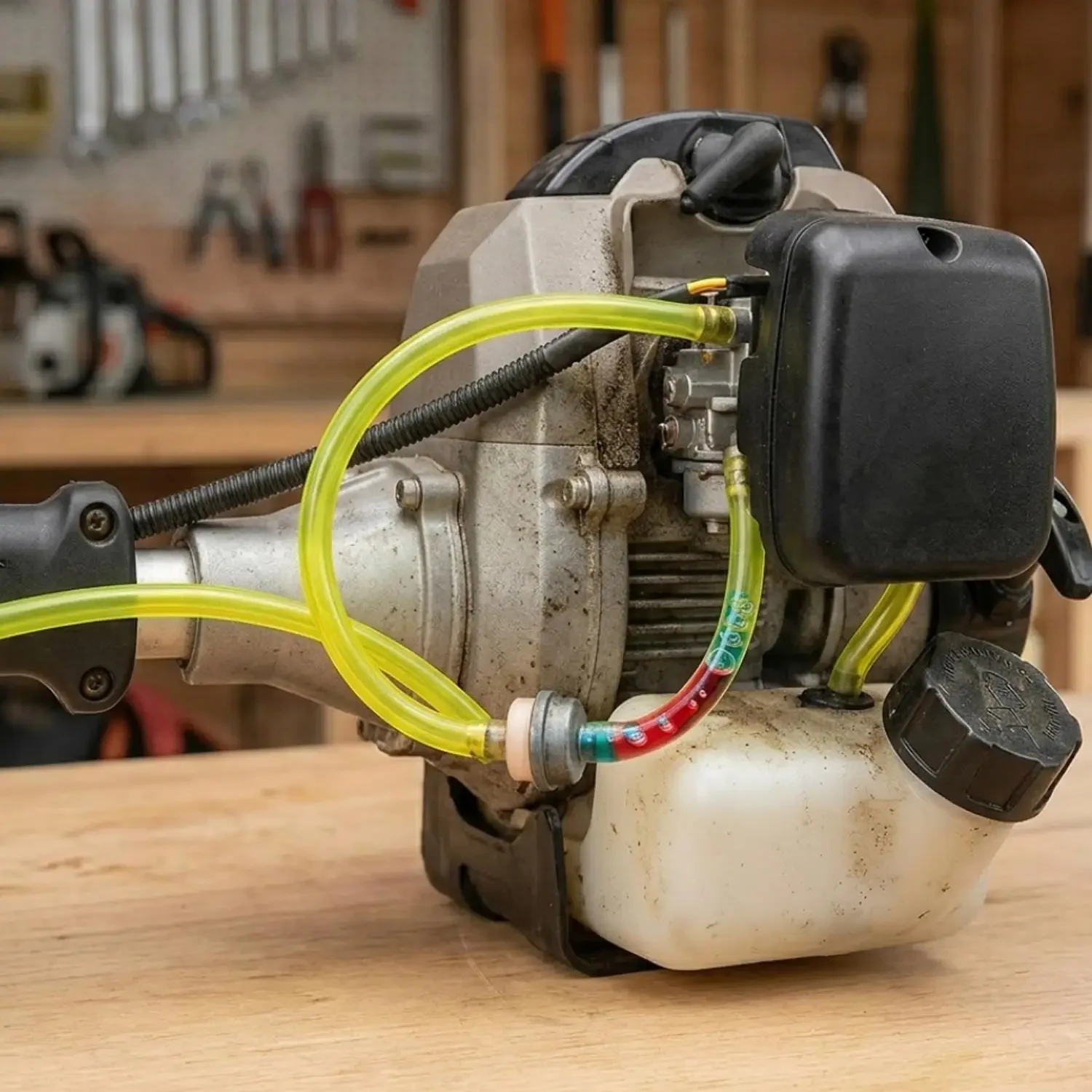 10/1M Universal-Kraftstoffleitungsschlauch-Sets, 4 Größen, Ersatz-Gas-Kraftstoffschlauch für Kettensäge, Rasentrimmer, Gebläse, Gartenzubehör – Detail 4