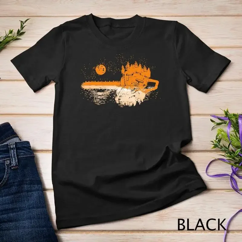 Chainsaw Woodworker Men Lumberjack Arborist Chainsaw T Shirt Unisex T shirt