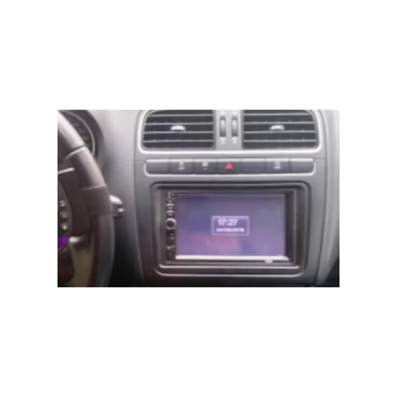 7INCH Car Fascia for VW, Skoda, Seat Car Radio Frame Fascia Auto Frame Dash Kit Compatible with Caddy Touran Passat Tiguan More