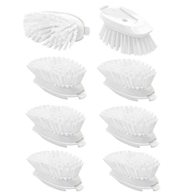 

IALJ-For OXO Сменные насадки для щетки для мытья посуды, 8 шт., с дозатором мыла для чистящей щетки-скруббера