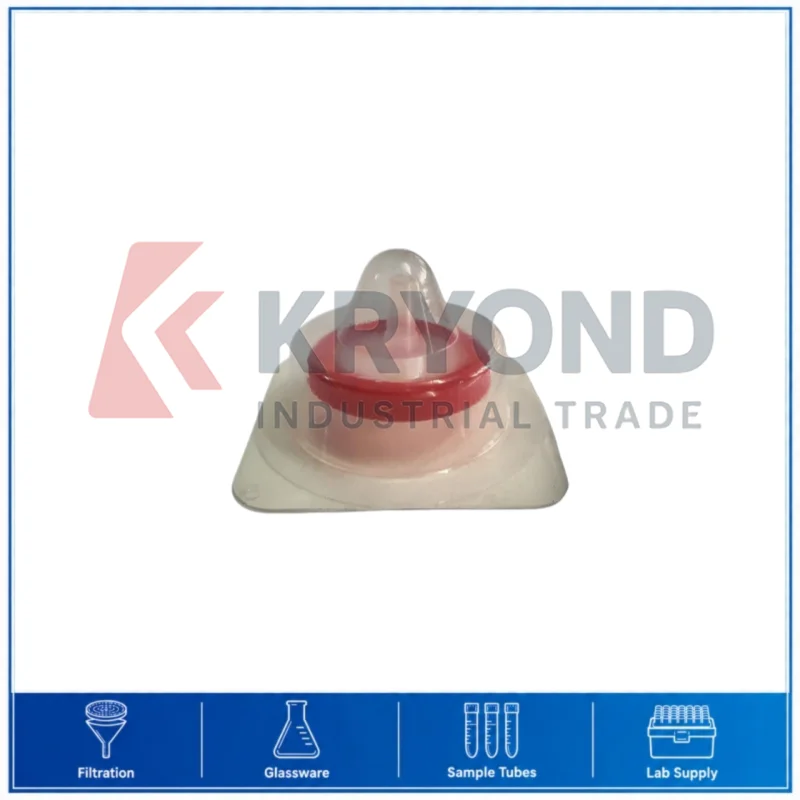 KMD 25mm PTFE Syringe Filter 0.22um 0.45um Luer Lock Microporous Membrane Acid Alkali Resistant 50pcs Pack for Laboratory Use