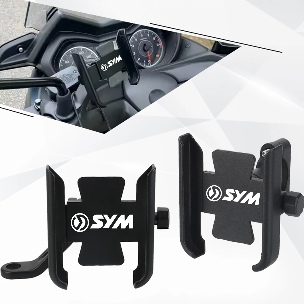 For SYM JP150 GR125 fiddle 3 FNX150 maxsym 400i 600i Motorcycle Accessories handlebar Mobile Phone Holder GPS stand bracket