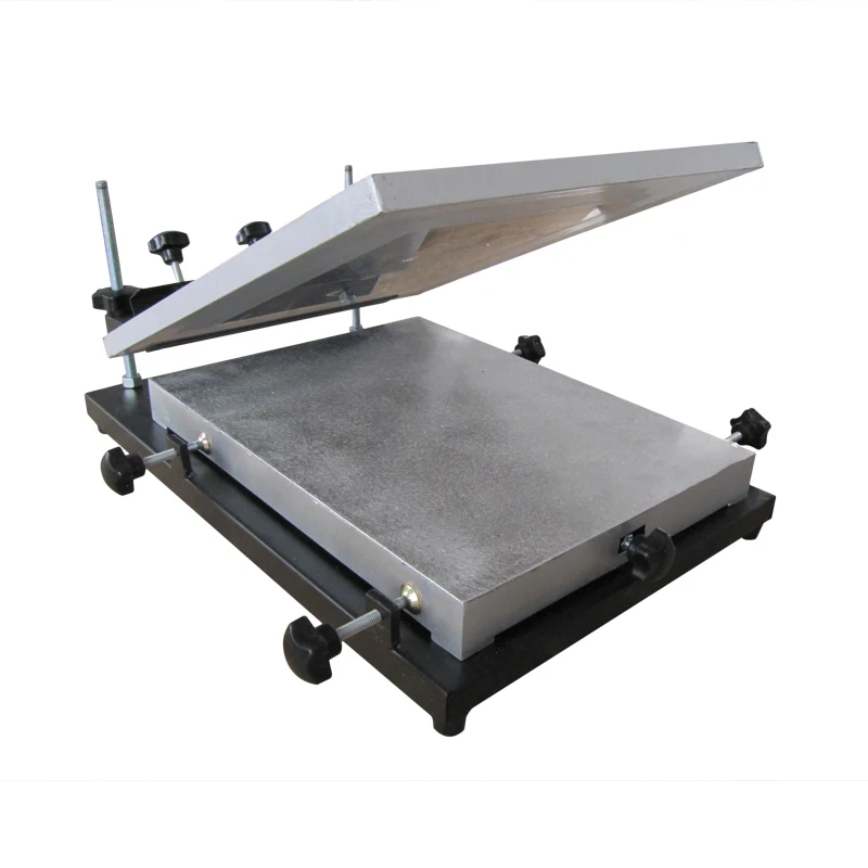 Side-positioned Large Screen Printing Table With Manual Fine Adjustment For Small To Medium Batch Solder Paste Dispensing