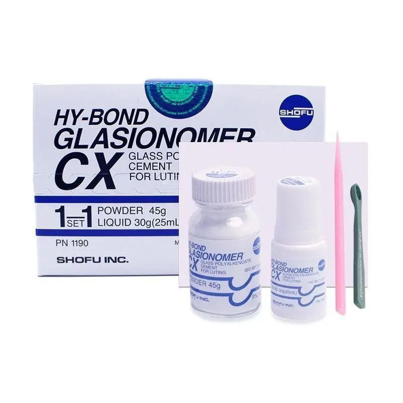 

Dental SHOFU CX Material Glass Ionomer Cement Adhesive Edge Oral Closed Type Dental Patch Adhesive Dental Oral Materials