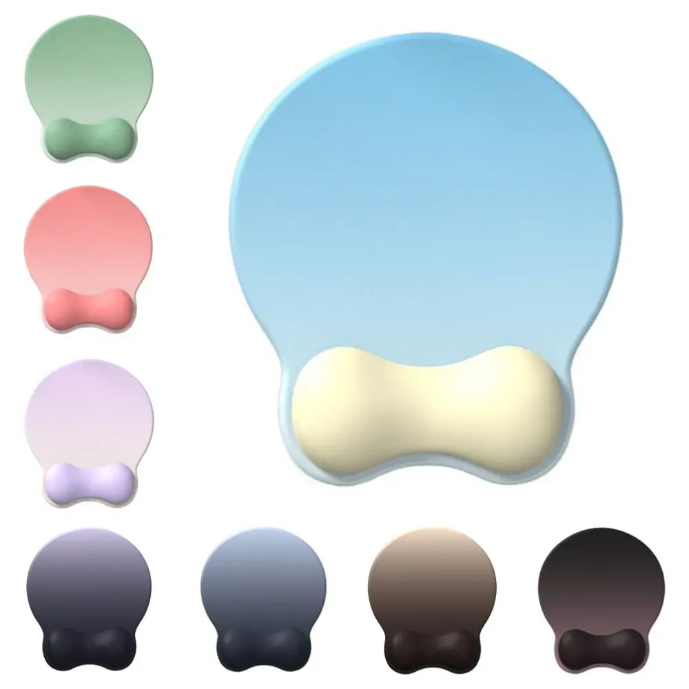 Wygodna i wygodna podkładka pod mysz Gradient Ergonomiczna kreatywna silikonowa podkładka pod mysz Antypoślizgowa miękka gąbka Podkładka pod nadgarstek Laptop