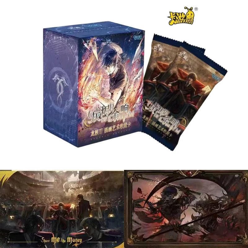 

KAYOU Dragon Raja 2 Genuine Ashes Echoes Series Illustrative Art Collectible Cards Lu Mingfei Eriyi Anime Peripherals