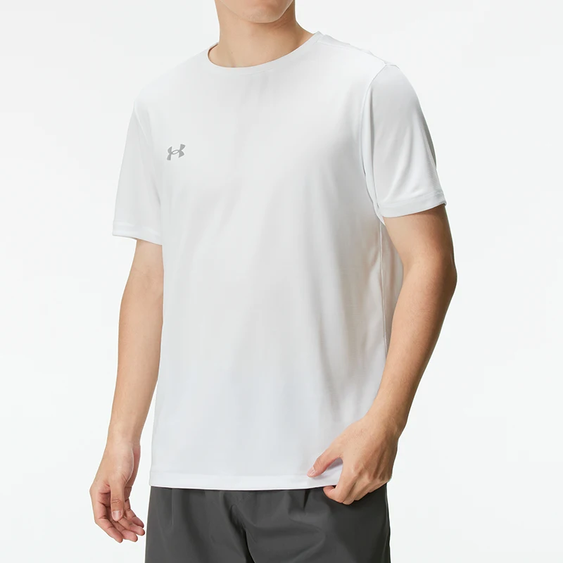 

Мужская дышащая модная футболка Underarmour с короткими рукавами, одежда для тренировок и фитнеса 23500505-100