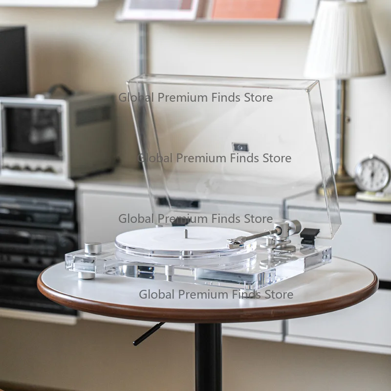 

X10 Transparent Acrylic Vinyl Record Player Bluetooth Transmitter X10 Phonograph Desktop Modern