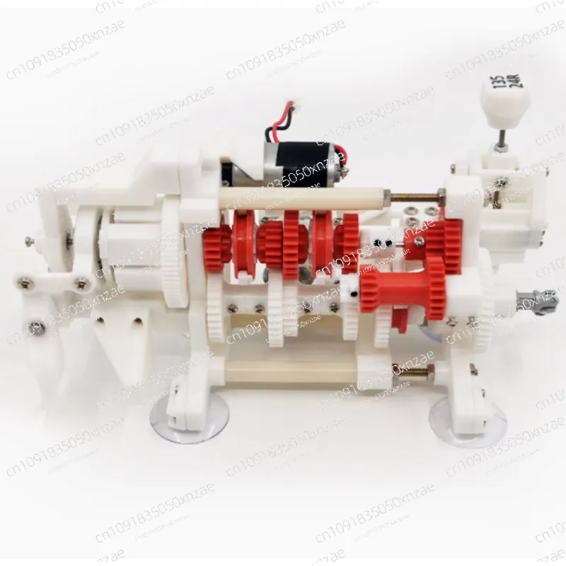 

Car Gearbox Model 5 Forward Gear 1 Reverse Gear with Clutch Demonstration Shift Process and Half Clutch State