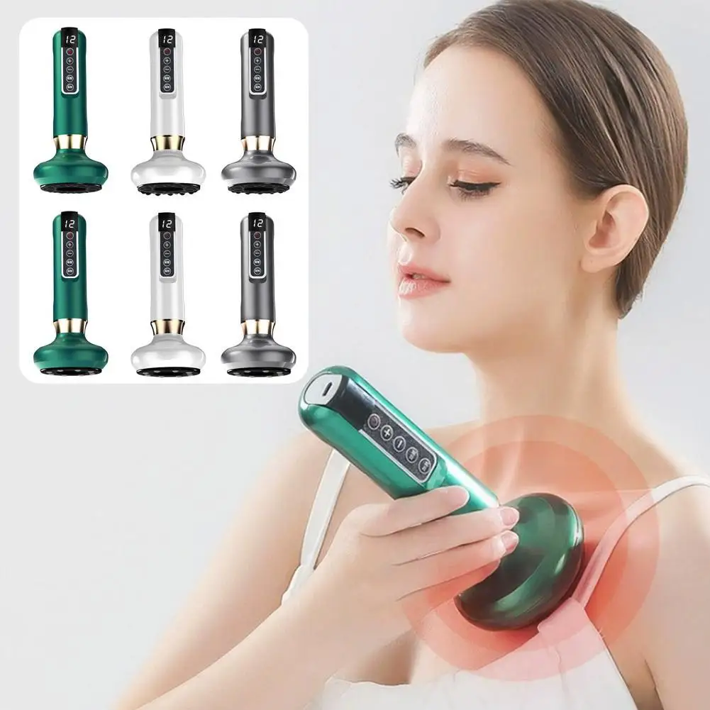 Electric cupping and scraping instrument magical artifact meridian dredging instrument intelligent cupping and universal body