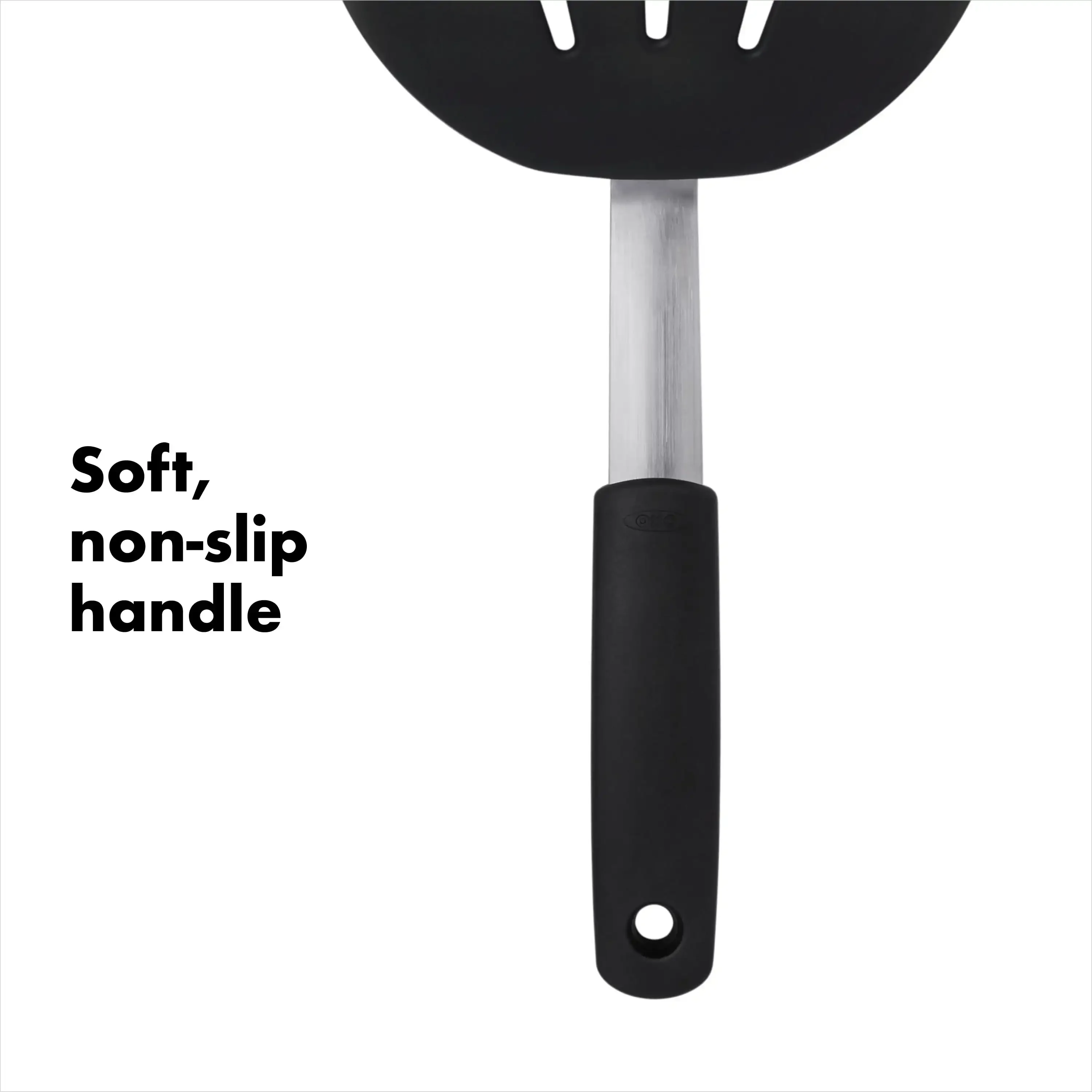 Spatola per pancake con spatola in silicone flessibile nera, utensile da cucina resistente al calore per cuocere al forno, cucinare, antigraffio, lavabile in lavastoviglie