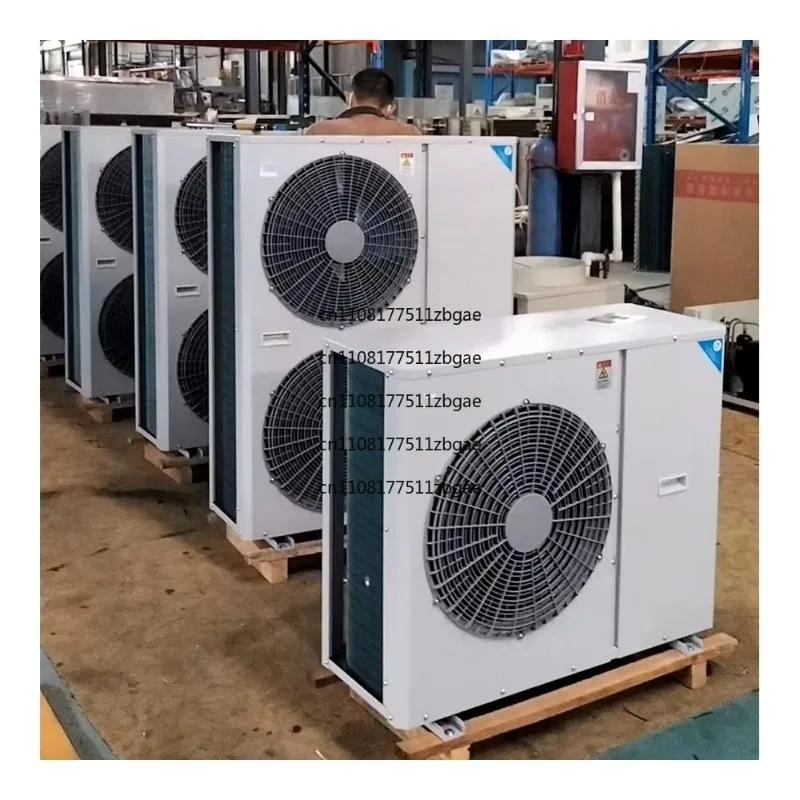 Home Hotel Use 3KW All-in-one R290 Heat Pump Refrigeration Unit Floor-standing Condensing Motor Core