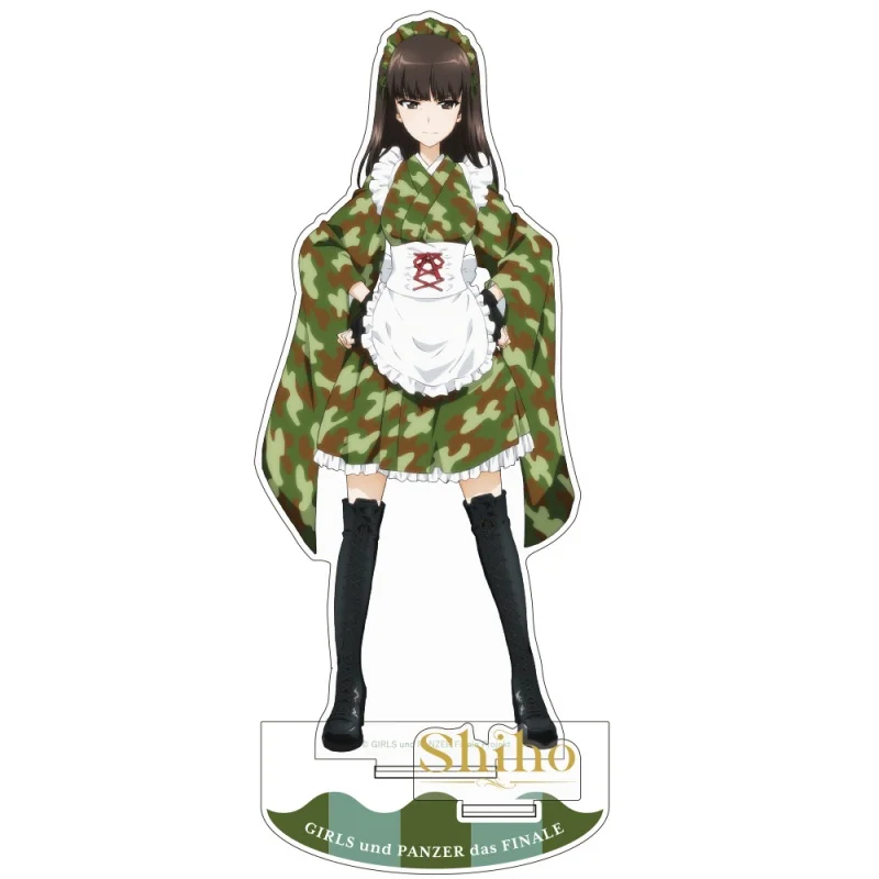 Girls und Panzer Limited Style Anime Acrylic Stand Figure Bedroom Desktop Decoration Collectible Model Keychain