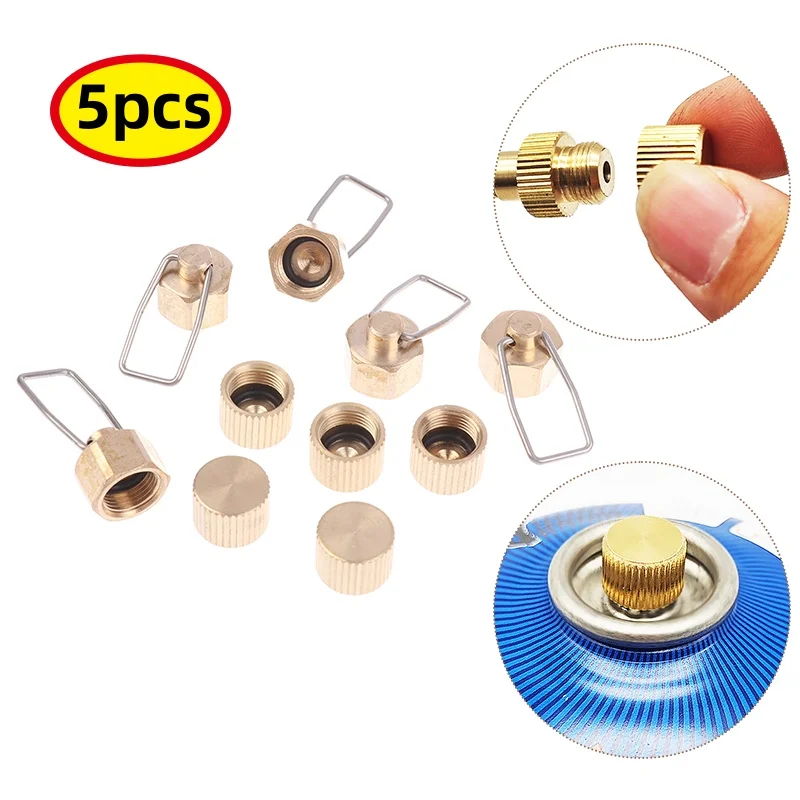 

5 шт. плоская крышка для кемпинговой плиты, бензобак, противопротекающая пробка, соединительная линия для сжиженного газа, блокирующая крышка, аксессуары для уличного газа