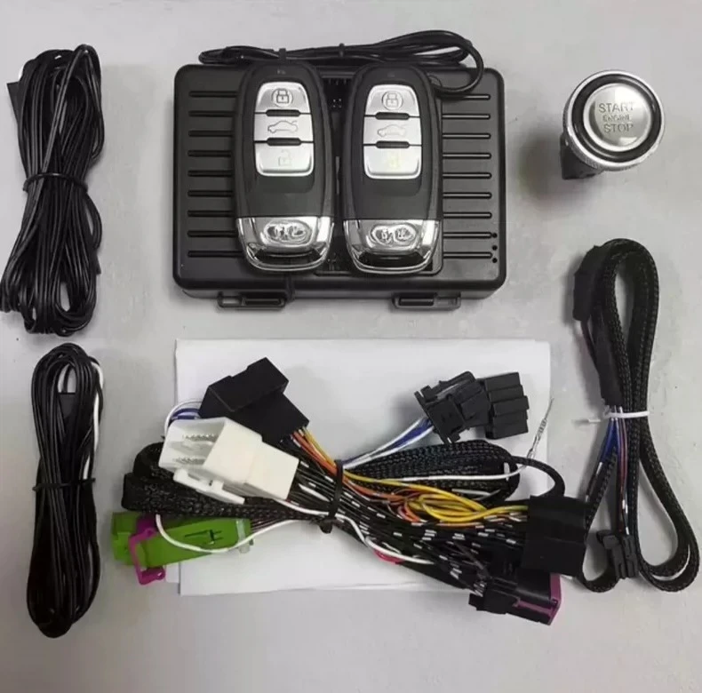 

Обновленная система пассивного бесключевого доступа, подходящая для Audi Q7 2007-2013, перевернутая система бесключевого доступа, комплект зажигания с дистанционным запуском