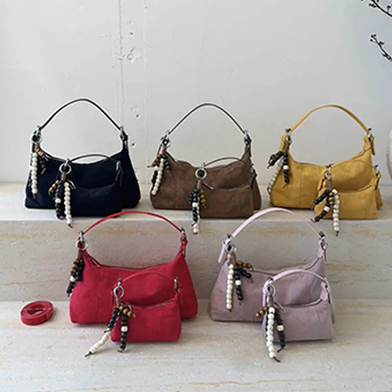 

Детская сумка через плечо Ретро Замшевые дизайнерские сумки Кошелек и сумки Женская сумка на плечо Сумка для мамы и ребенка для девочки Сумка Женская