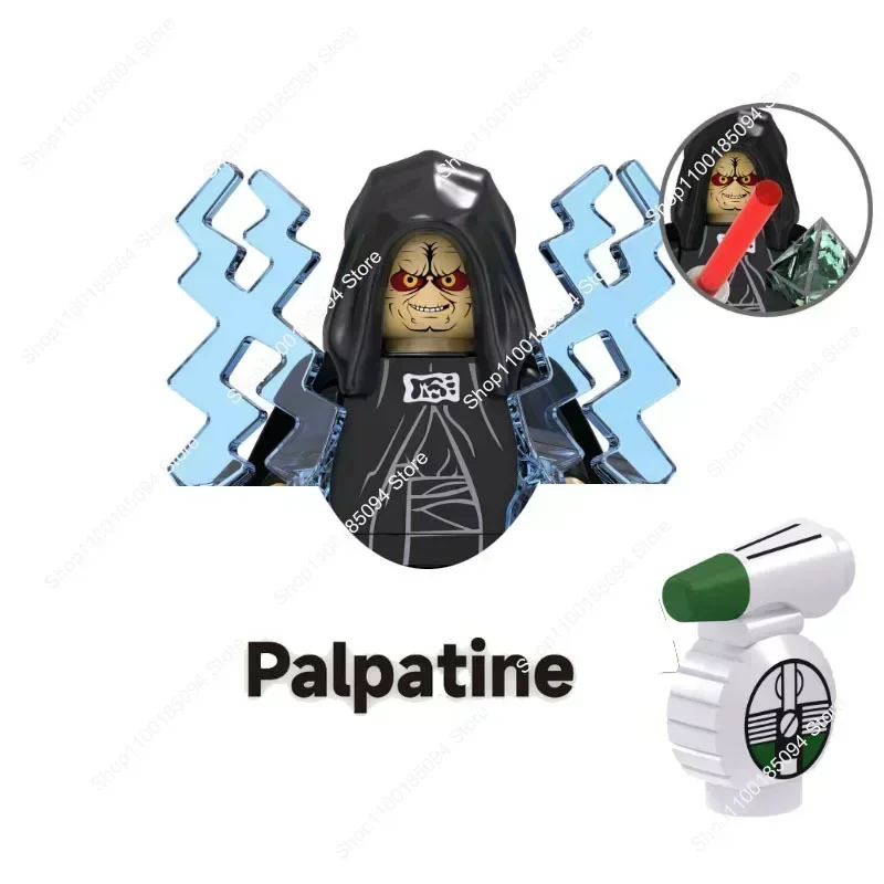 Brinquedos quentes star wars blocos soldado palpatine darth maul luke skywalker mandalorianos ahsoka obi-wan figuras de ação mini brinquedos do miúdo