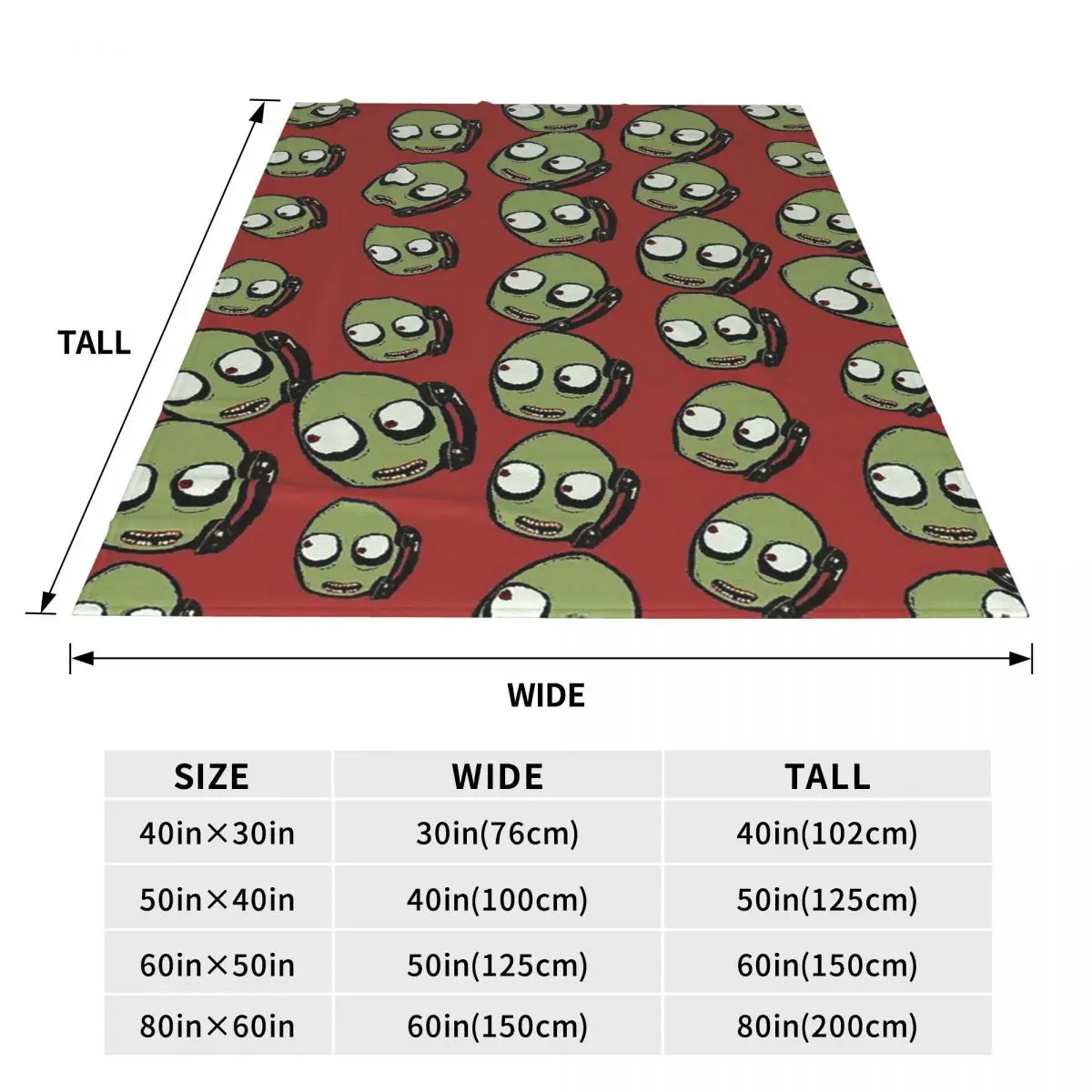 David Firth Salad Fingers Y2K Horror Cartoon Graphic Blanket  Throw Blanket Portable for Couch Bedding Throws Bedspread Quilt