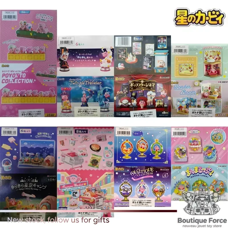 REMENT Kirby Anime Miniature Food Toy Set Completo Original MANMA LOOP Swing Twinkle Traveler Wonder Room Regalo Coleccionable
