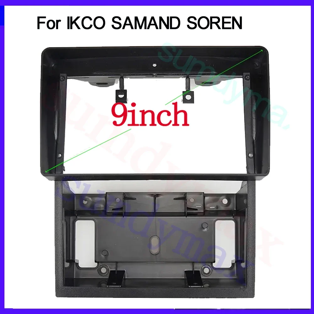 

9inch 2din Android Car radio Frame Kit Fascia Panel For IKCO SAMAND SOREN Big Screen Radio Audio Fascias