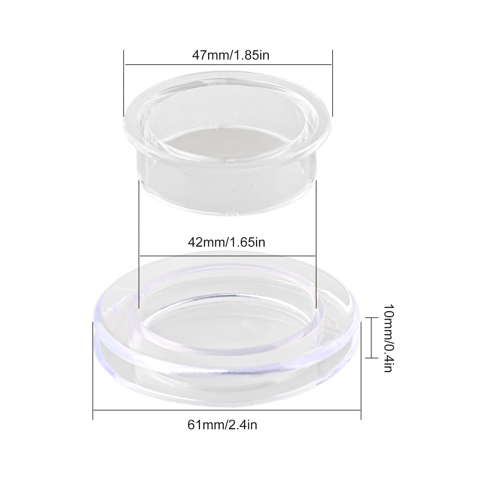 Umbrella Hole Cover Set for Ring Flexible Silicone for Patio Table Prevents Loosening and Protects Glass Surfaces