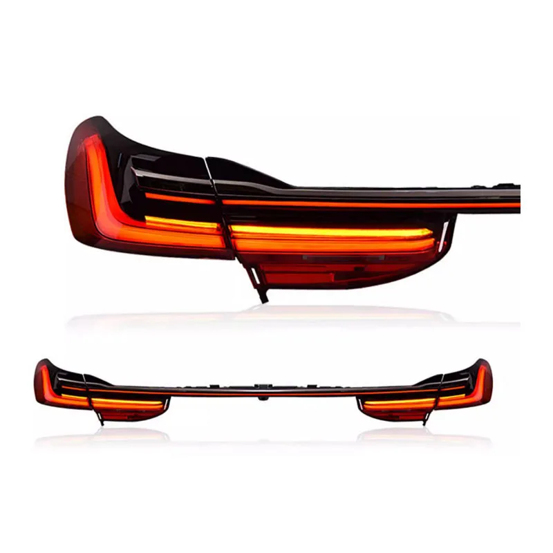 

Автомобильные задние фонари для BMW 7 серии 2015-2018 G12 с центральным светодиодным светом, обновленные задние фонари нового стиля