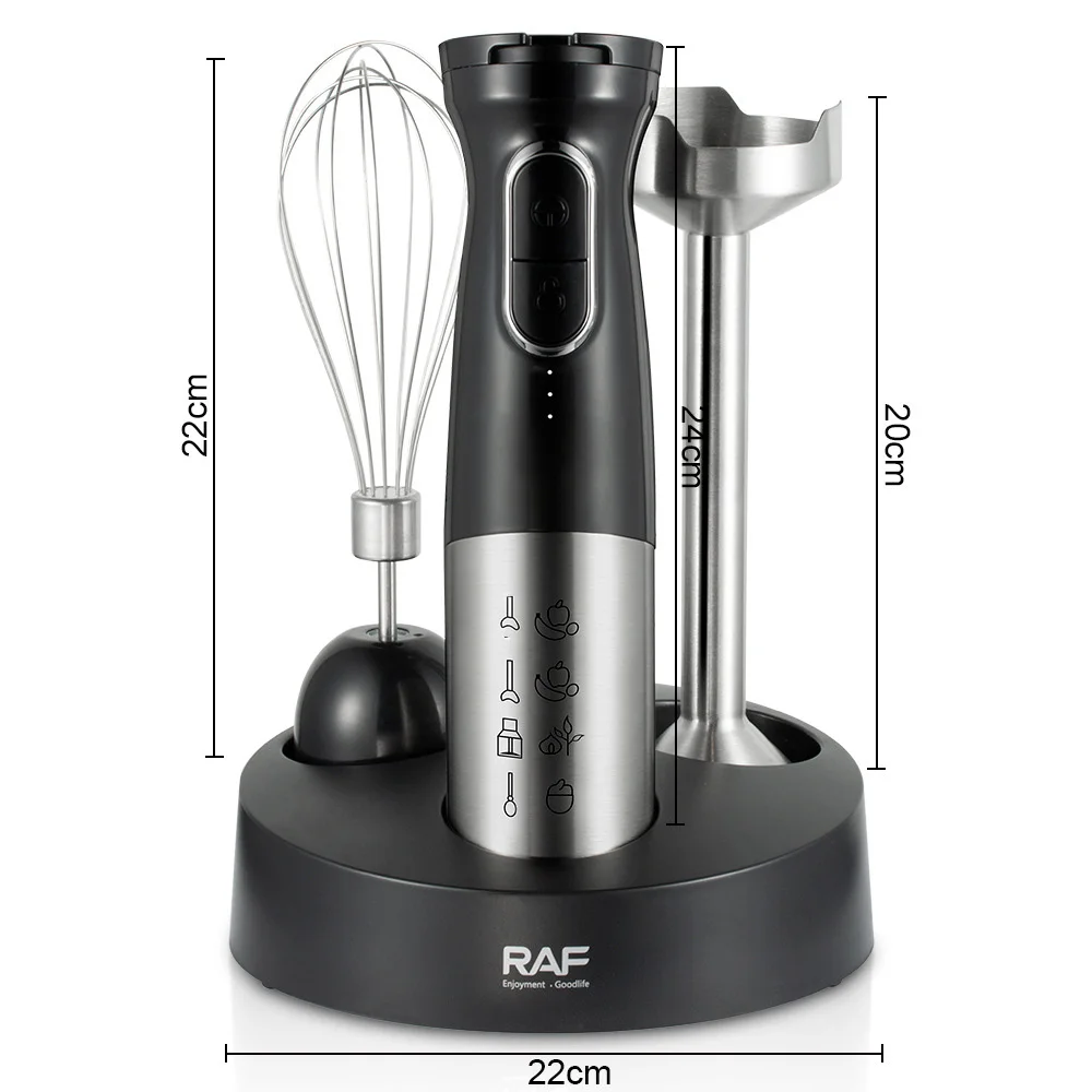 Wireless Charging Cooking Stick Five-In-One Electric Food Processor For Juicing, Mincing Meat And Beating Eggs