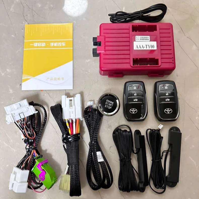 

For Toyota FJ Cruiser Tundra Sequoia Upgrade Engine Remote Start Stop Push to Starter Keyless Go System Module Car Accessories