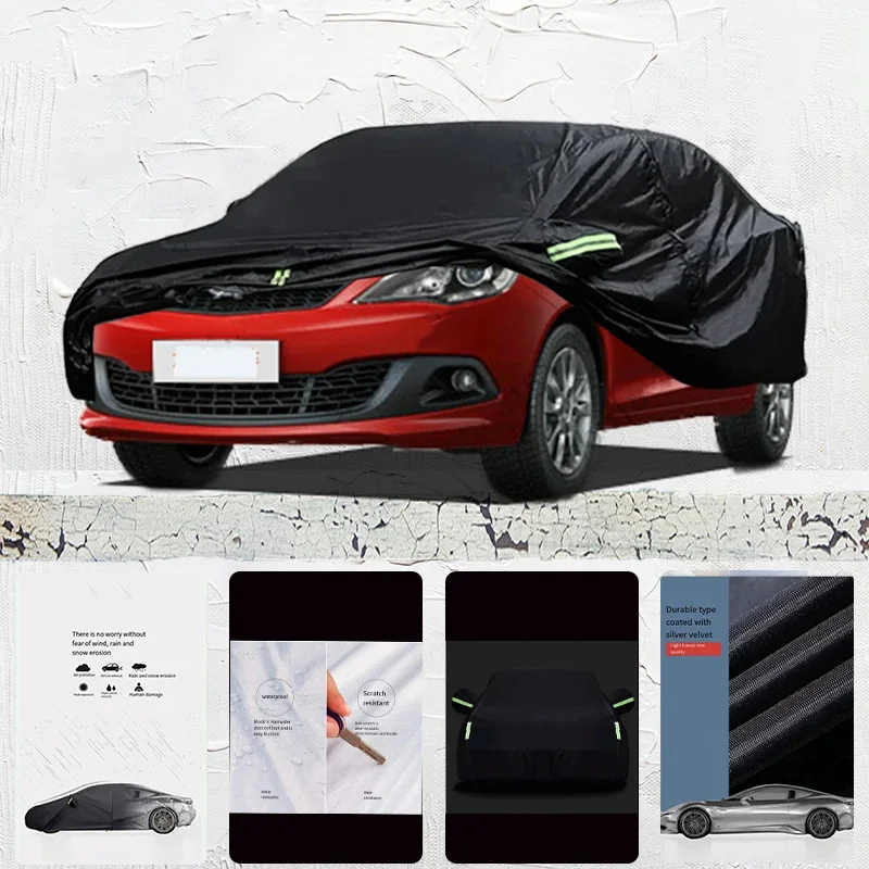 

For-Chery-Fulwin-2-Exterior-Car-Cover-Outdoor-Protection-Full-Car-Covers-Waterproof-Sunshade-Anti-UV