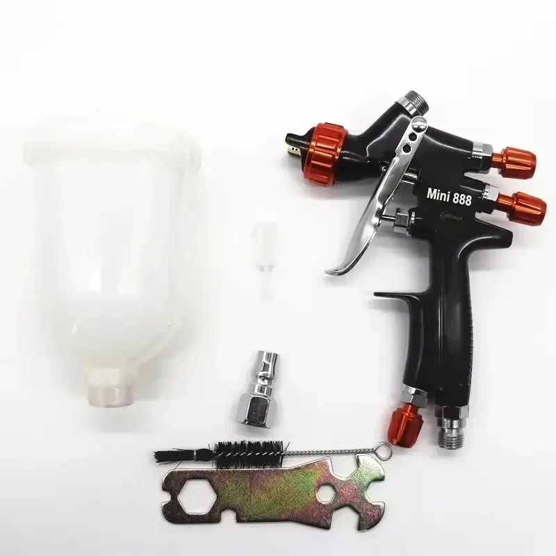 SRI 1.0mm 1.2mm Nozzle Professional Mini Paint Spray Gun Gravity Spray Gun Paint Automotive Pneumatic Spray Gun