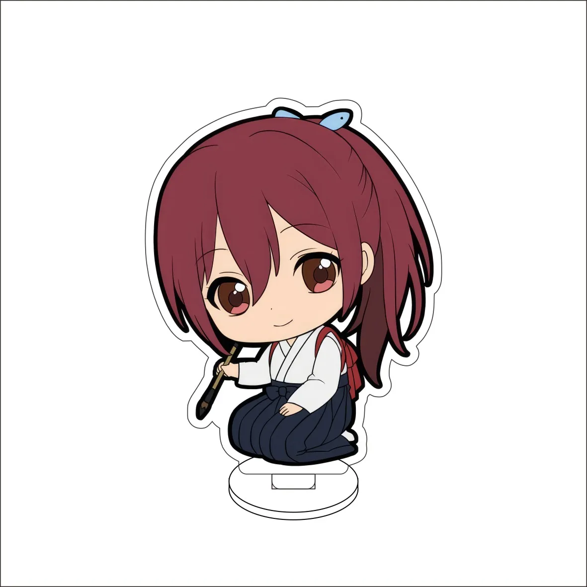 10CM Anime Free Figure Stand Model Nanase Haruka/Tachibana Makoto/Rin Matsuoka/Hazuki Nagisa Cute Desk Decor Standing Sign Gifts