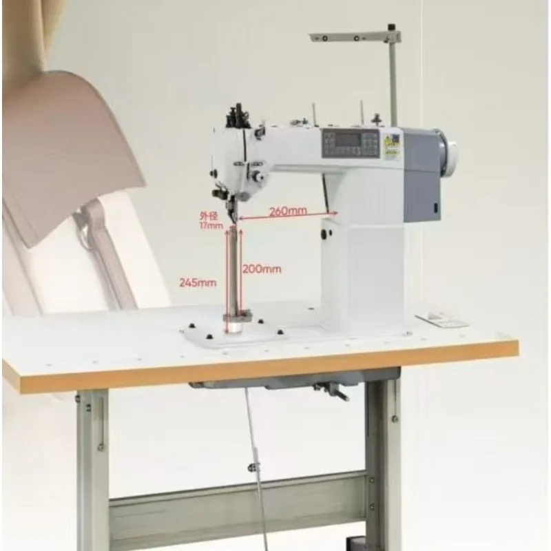 Column sewing machine, advanced computer with display screen, single needle column car, direct column car