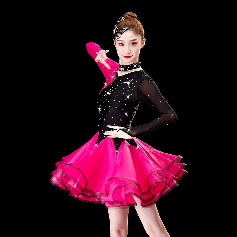 

New Dance Costume Competition Performance Dress Latin Dance Dress