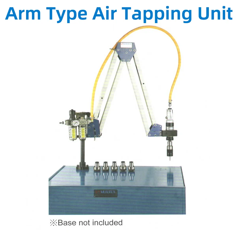 Air Tapping Machine VAT-1612 Arm Type Air Tapping Unit M5-M12 Pneumatic Tapping Machine