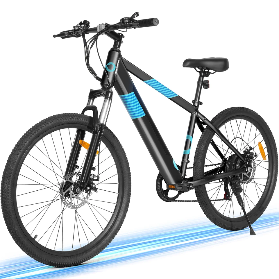 GYROOR Electric Bike for Adults 550W Motor 48V Removable Battery 20MPH Max Speed City & Light Off-Road Classic 2 E-Bike with Lock