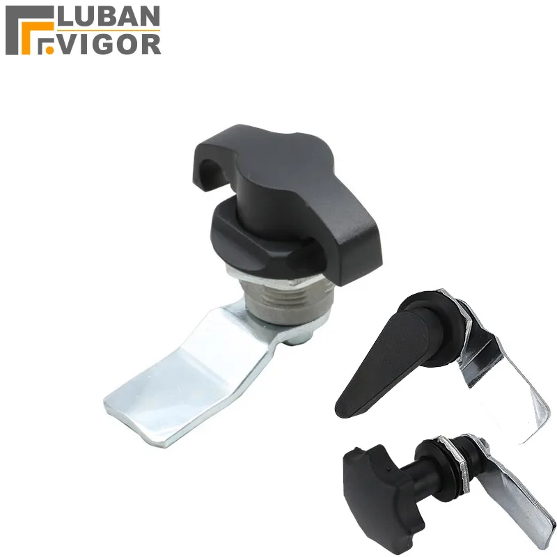 

MS714-3 black handle cabinet cam lock zinc alloy T shape Rotary unlock for distribution box switchgear control cabinet