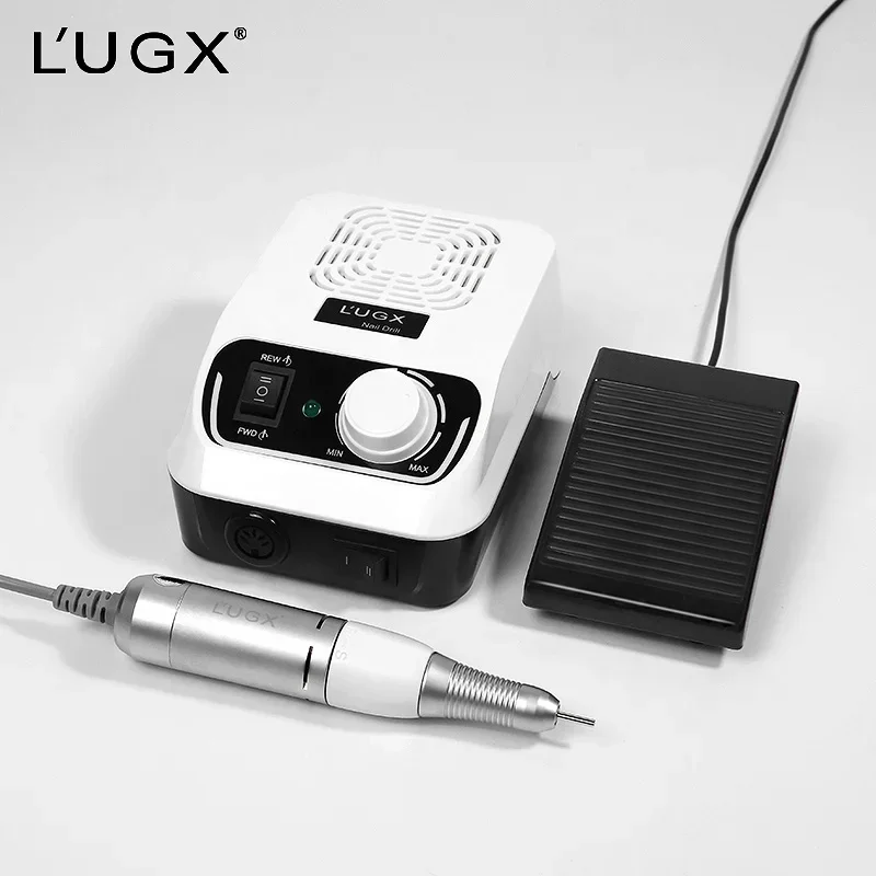 lugx OEM/ODM CE/ROSH Electric nail polisher 35000 rpm nail salon professional nail drill machine