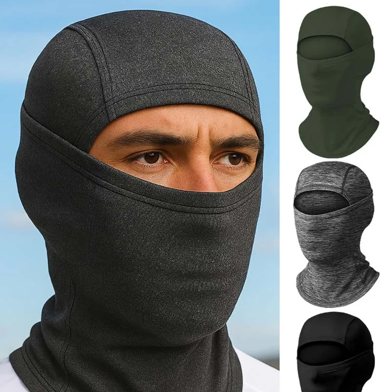 

Riding Sun Mask Neck Protection Integrated Motorcycle Helmet Headgear Ice Silk Multipurpose Outdoor Walking Neck Quick-Drying