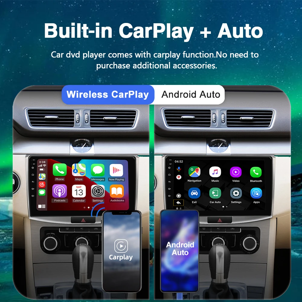 Carplay DSP Android 12.0 Car Multimedia Player For Hyundai-Sonata 9 2015 2016 2017 2018 360 Camera 4G LTE Bluetooth Radio 2din