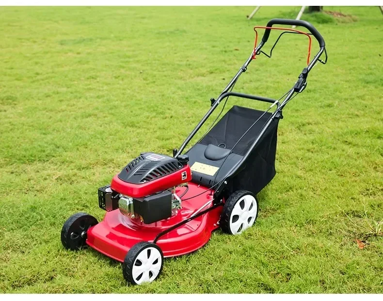 Mão Push máquina de poda, Self-Walking Grass Trimmer, Orchard Weeding Machine, gasolina Impulsionada Mower, Power Lawn