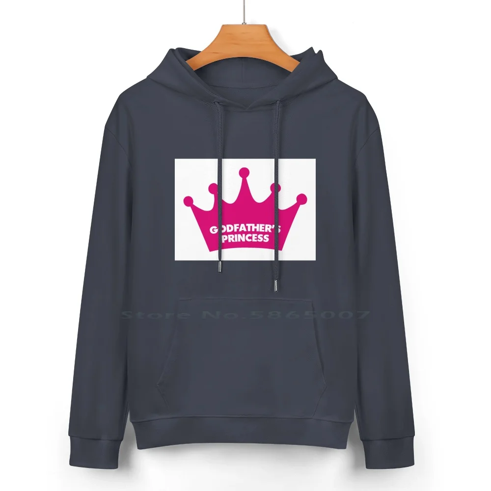 Godfather's Princess Pure Cotton Hoodie Sweater 24 Colors Godfather Baby 100% Cotton Hooded Sweatshirt For Women Men Unisex