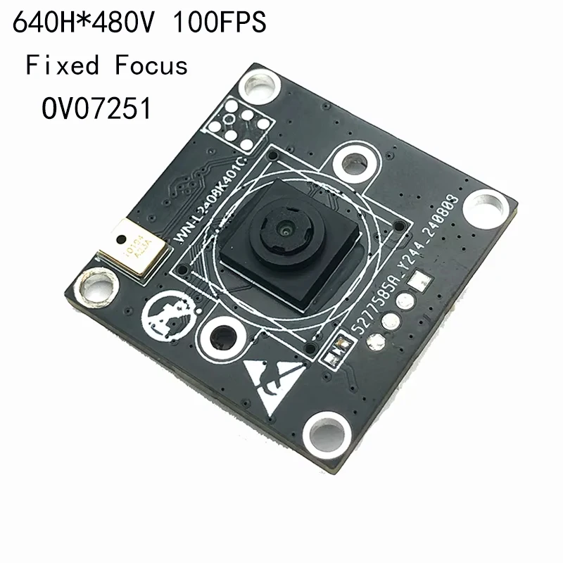 0.3MP USB2.0 Camera Module OV07251 640*480 100FPS High frame Rate Small lens fixed focus Used for document scanning and shooting