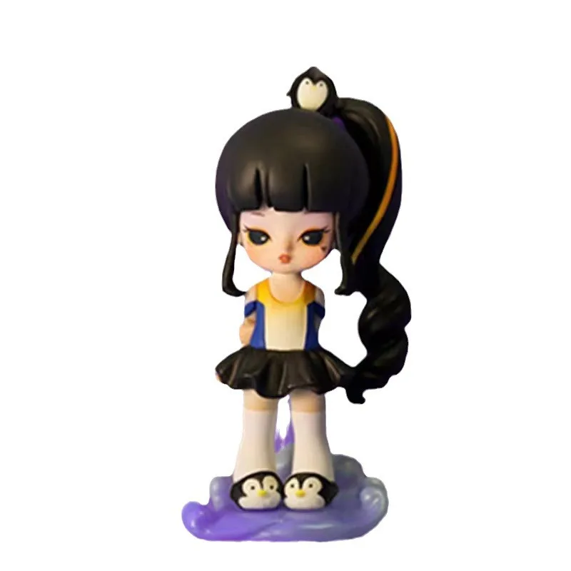 정품 리라 오션 미스터리 시리즈 수집용 피규어 귀여운 디스플레이 장난감 블라인드 박스 도매 트렌디 블라인드 박스 장난감