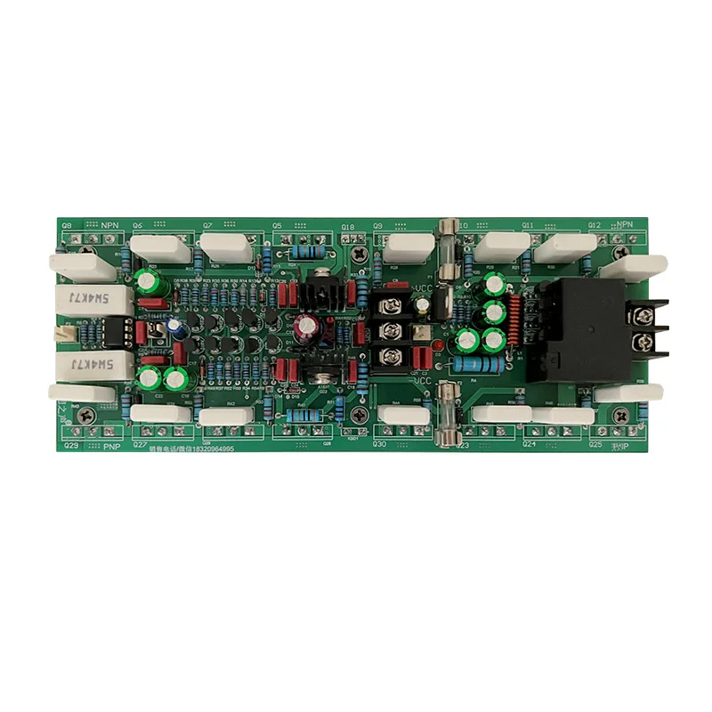 1000w Mono Power Amplifier Board High Power 16 pcs Toshiba Transistor 5200 1943 with Circuit Protection HIFI Audio Amplifier