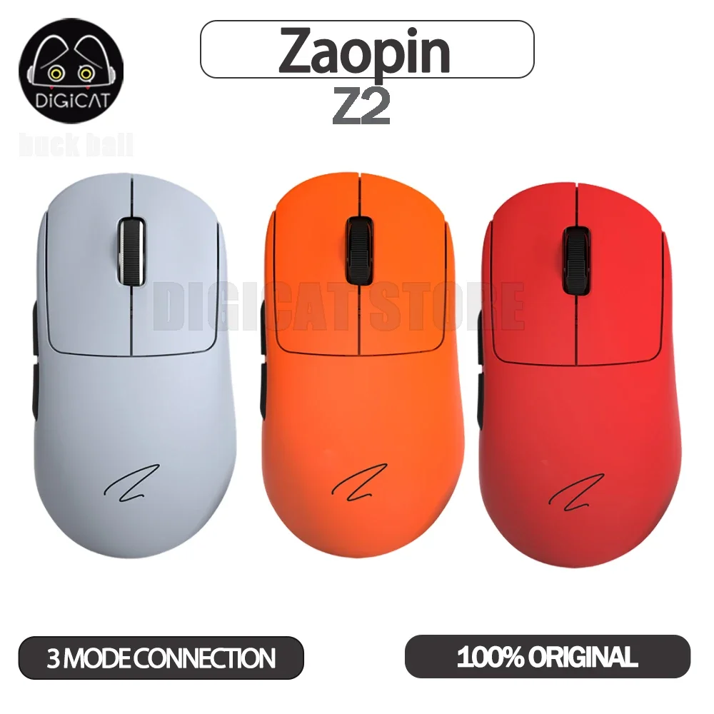 

Zaopin Z2 Gaming Mouse 3 Mode USB/2.4G/Bluetooth Wireless Mouse Lightweight Paw3395 Gaming Mice For Pc Laptop Mac Accessory Gift