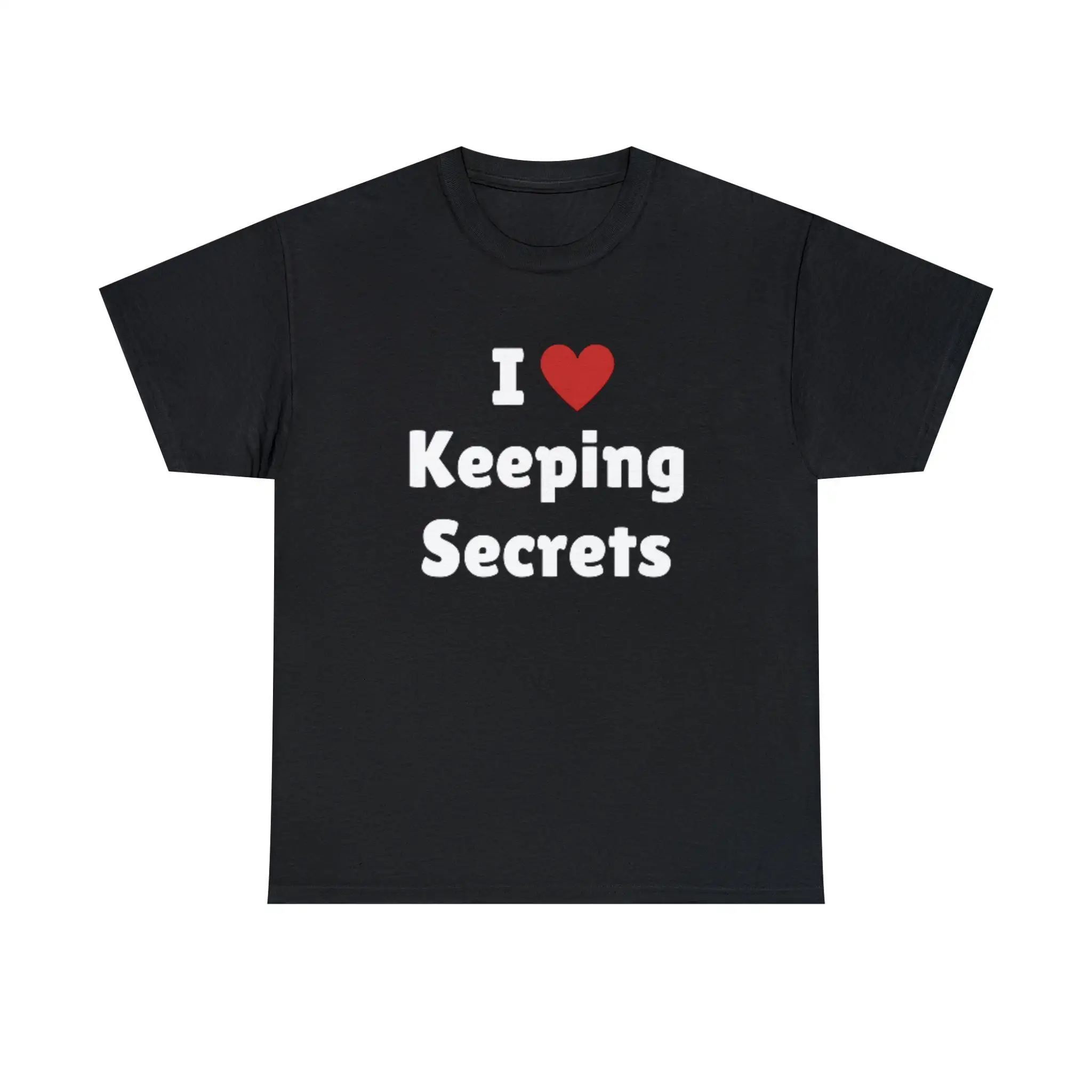 I Love Keeping Secrets T Shirt Heart