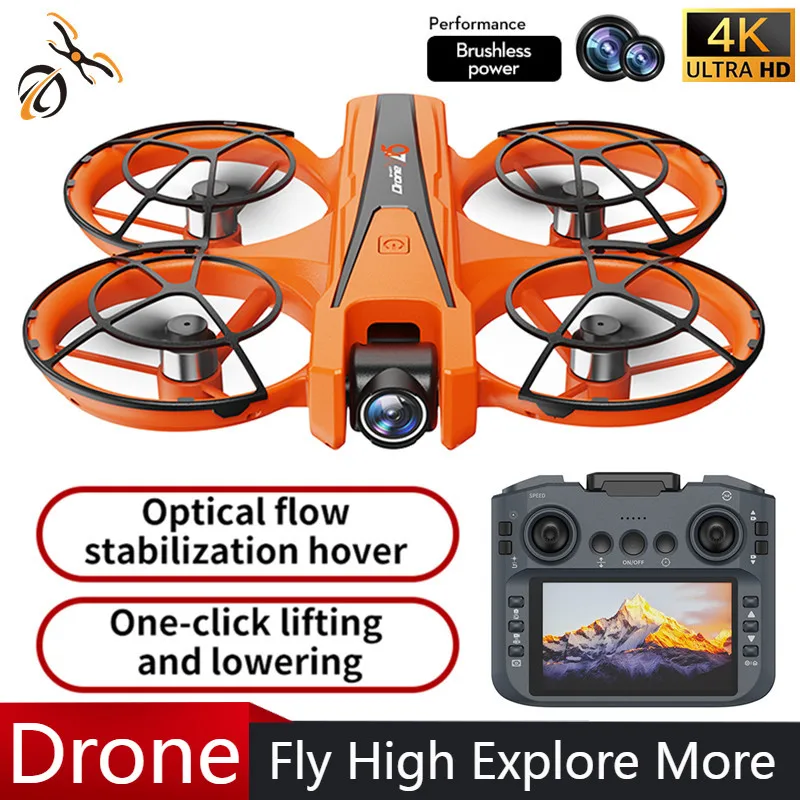 LY05 Drone 4K HD Dual Camera with 5G WiFi FPV UAV Screen Remote Control and 360° protection Obstacle  Avoidance Quadcopter Toys
